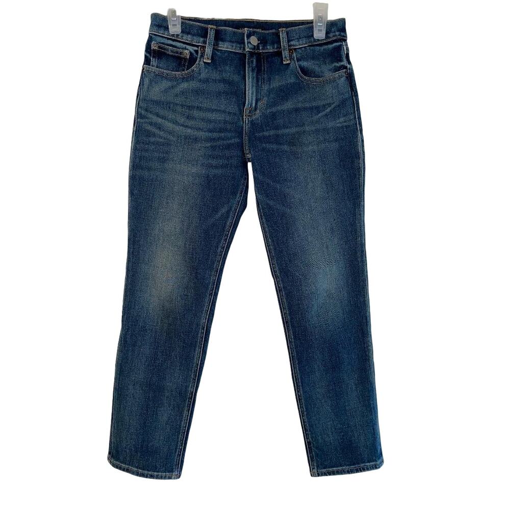 Lucky Brand Womens Sienna Boyfriend Jeans Medium Wash Cropped Size 24 - Picture 2 of 7